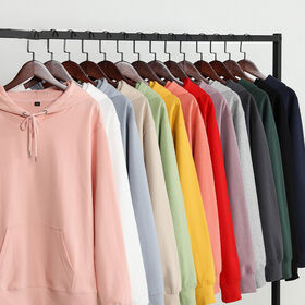 هودي عالي الوزن 300 جرام للجنسين بالجملة، شعار مخصص مطبوع، تصميم ذو أكمام طويل، بلوزات سادة فضفاضة مع جيب