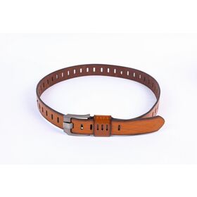 Buy Wholesale China Oem Fw24 Newest Men Genuine Leather Belts, Women's Belt  Versatile Classic Square Pinhole Jeans Belt & Belt at USD 10