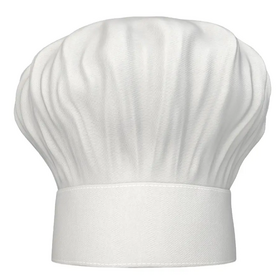 Toque Cuisinier Chef Coton Blanc (1 Unité)