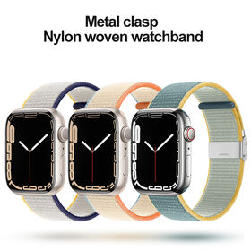 Bracelet Cuir de Vache Bracelet en Cuir Compatible avec Apple Watch 42mm  iWatch Série 4,Série 3,Série 2,Série 1 Homme Femme Bleu