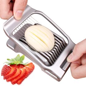 Stainless Steel Cup Slicer Fruit Slicer Egg Strawberry Slicer