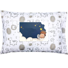 Oreiller Bébé Coton Bio 33x45 Cm – Lavable Machine, Hypoallergénique, Taie Incluse - 10