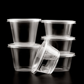 Buy Clear Round Take Away Box Microwave Safe Disposable Plastic