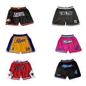 Bulk-buy Just Don Lakers Shorts Basketball Pants Swingman Shorts price  comparison
