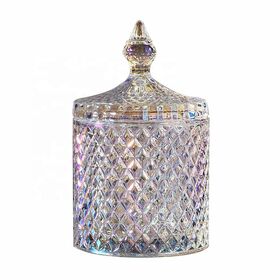 Buy Wholesale China Transparent Crystal Jar With Crystal Lid,widely Used  Sugar Bowl,decorative Candy Jar, & Glass Candy Dishes Jar at USD 1.09