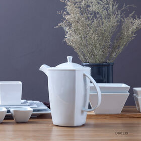 Buy Wholesale China White Mini Teapot With Stainless Lid Stump