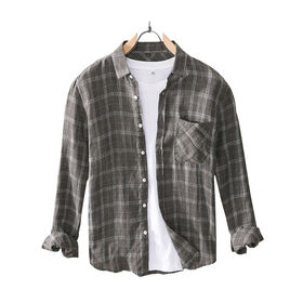 OEM Service Casual Oversize Check Pattern Cotton Shirts for Mens Long  Sleeve Shirts Flannel Shirt Plaid - China Men's Flannel Shirts and Long  Sleeve Plain Shirt price