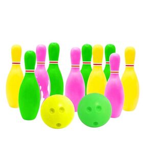 What Kids Want Miraculous Ladybug Bowling Set - Superheroes Bowling Set for  Kids, Fun Indoor and Outdoor Bowling Game for Kids, for Birthday Parties