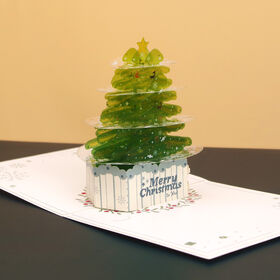 Carte Pop-up 3D Hortensia Violet - Animation Surprise - 20x15cm - Fait Main