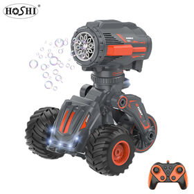 2-in-1 Stunt Remote Control Car Bubble Blowing Water Bomb Tank