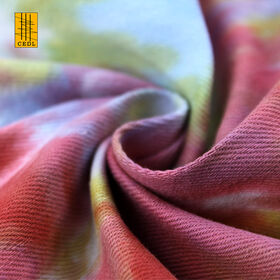 Hot Selling Quality Delicacy Cotton Spand Yarn Dyed Twill Denim Tie Dyed
