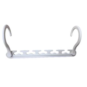 Plastic Hangers-10 Pack-Clothing Notched Hangers Bow Stackable