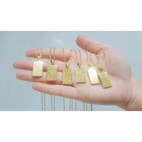 Source wholesale cheap men gold stainless steel necklace jewelry