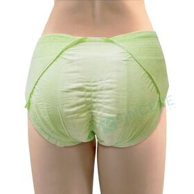 Overnight Lady Postpartum Underwear Cotton Period Panties Adult Diaper Pants  Women Menstrual Diaper Pants China Manufacturer - Zhongrun Paper