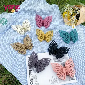 12 Pieces Metal Butterfly Hair Clips Metallic Hollow Butterfly Hair Pins  Butterfly Hair Barrettes Vivid Butterfly