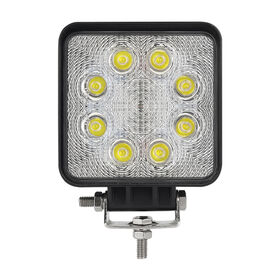 Phare de travail LED Carré 27W pour 4X4 - Camion - Tracteur.