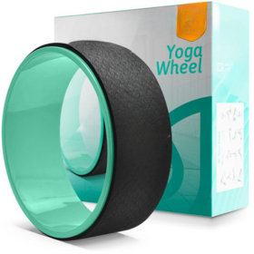 Yoga Wheel Dharma Yoga Pose Wheel 12.5x5In Yoga Circle Ring Strong Roller  Yoga Back Stretcher Balance Accessory 