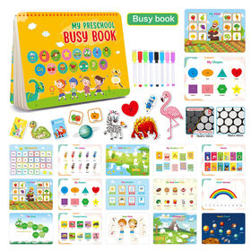 Baby Felt Quiet Books Montessori Toys Sensory Activity Busy Book Toddler  Learning Life Skill Education 3D Cloth Book for Babies