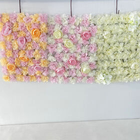 diy wedding flower wall arrangement supplies