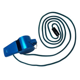 Hipat Sifflet Avec Lanière, Lot De 2 Sifflets En Plastique Bleu, Sifflets De Sport Extra Puissants, Idéal Pour Entraîneur, Arbitre, Basketball, Survie, Survie