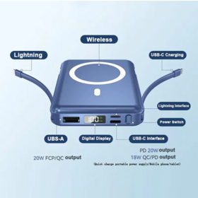Batería MagSafe Inalámbrica Magnética Recargable para iPhone Calidad  Original APPLE