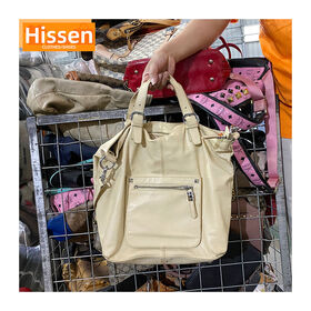 Hissen Branded Mix Ladies Bundle Used Leather Hand Bags Bales From