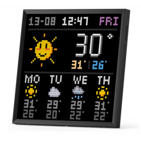 Cadre Photo Numérique Pixel Art LED 32x32 - Écran Programmable, Bluetooth, Horloge, Décoration Cyberpunk