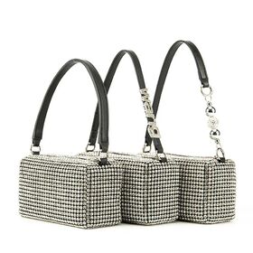 Diamond Evening Clutch Bag For Women Wedding Golden Clutch Purse Small  Party Handbag Metal Handle