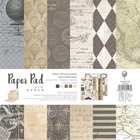 24 Feuilles Papier Scrapbooking Noël 30x30 Cm - Double Face, Motifs Vintage, Cartonné épais - Pour Albums, Cartes, DIY