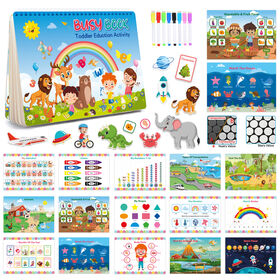 Livre D'activités Éducatif Montessori Autocollant Pour Les Enfants