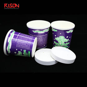 100g Plastic Shrinkage Film Yogurt Cup With Lid and Spoon Wholesale  Manufacturer