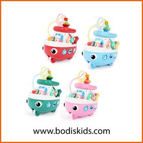 Music And Light Function Walking Cartoon Baby Toy Octopus Plastic