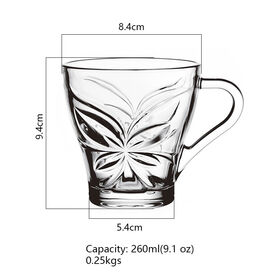 Buy Wholesale China Hot Sale Coffee Tea Water Clear Transparent Glass Mug  Glass Cup With Rattan Cup Holder & Rattan Cup Holder at USD 0.99