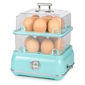 Buy Wholesale China Double Stack Auto Shut Off Rapid Electric Egg Cooker  Poacher Boiler & Egg Boiler at USD 3.48