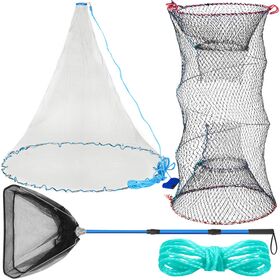 Commercial Fishing Long Folding PE Net Crab/Lobster/Fish Trap - China Crab  Trap and Crab Trap Floats price