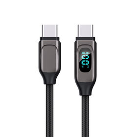 Manufacturer, 100W LED Display Cable, Sleek design, High-class, Zinc alloy covered, For phone charging and data transfer