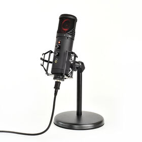 Microphone à condensateur USB pour gaming, streaming, podcasting, Twitch, YouTube, Discord, enregistrement, pour PC et Mac, Plug & Play