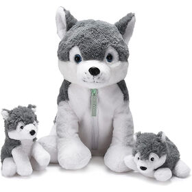 Factory Wholesale Husky Plush Toys Realistic Animal Dog Stuffed Toy - Buy  Factory Wholesale Husky Plush Toys Realistic Animal Dog Stuffed Toy Product  on