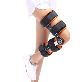 Telescoping Post Op Knee Brace, Hinged ROM Knee Brace for Recovery  Stabilization, Adjustable Medical Orthopedic Support Stabilizer, Universal