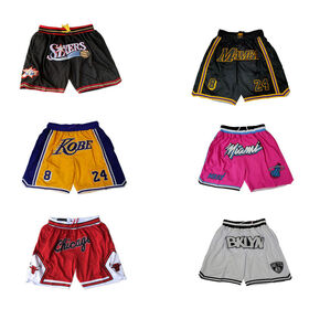 Buy Wholesale China 2022 New Release Mesh Breathable Drawstring Sports Just  Don Men's Basketball Shorts & Nba Shorts at USD 5