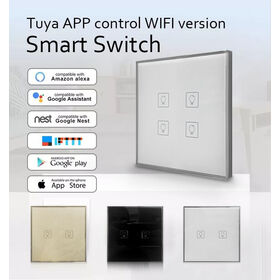 Buy Wholesale China Intertek Smart Switch, Nepci Smart Light Switch In-wall  Wifi Single Pole Remote Control Wifi Outlet & Smart Switch at USD 8.8