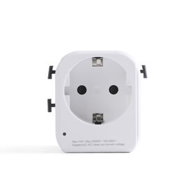 Worldplug Adapterstecker für Eurostecker mit BS 3-Pin echter Erdung Universal-Reiseadapter