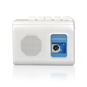 Lecteur Cassette Portable Radio FM/AM Rétro, Enregistreur Vocal