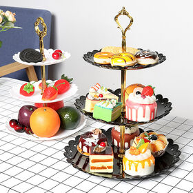 Cupcake Decorating Supplies Aluminium Alloy Revolving Cake