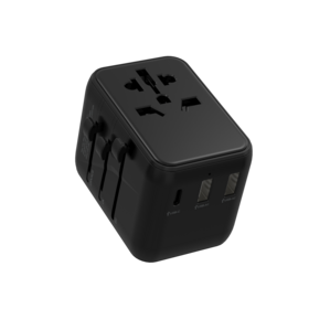 Worldplug Hot Selling GaN 20W Charger Universal Travel Adapter Outlet Adaptor Worldwide Travel Plug Adapter with USB and Type-C