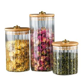 Trudeau Stackable Glass Storage Jars, Set of 6 – Modern Quests