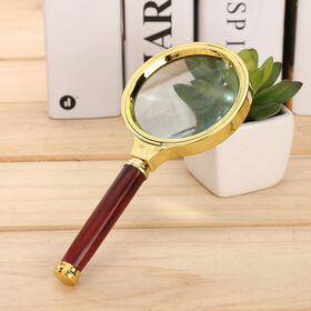 5 3X Large Round Hand Held Magnifier, industrial magnifying glass  supplier