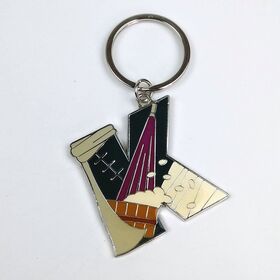 Cute keychain key chains women A-Z initial for India