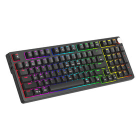 98% GASKET WIRED MECHANICAL GAMING KEYBOARD Backlit Gaming Keyboard, Ultra-Compact Mini Mechanical Feel Anti-ghosting Keyboard