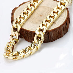 24kt Gold Plated Cuban Link Chain Layered Waist Belt Gold 
